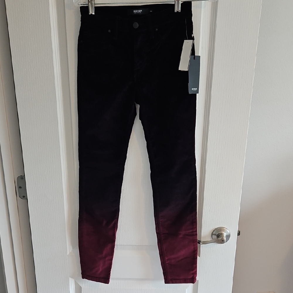 Hudson Jeans in Deep Purple Velvet